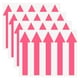 thumbnail image 1 of Uxcell Paquete de 4 Adhesivos Flecha Impermeables de 5 x 1 pulgadas para Marcado de Paredes/Señal de Tráfico [Rojo Rosa], 1 of 6