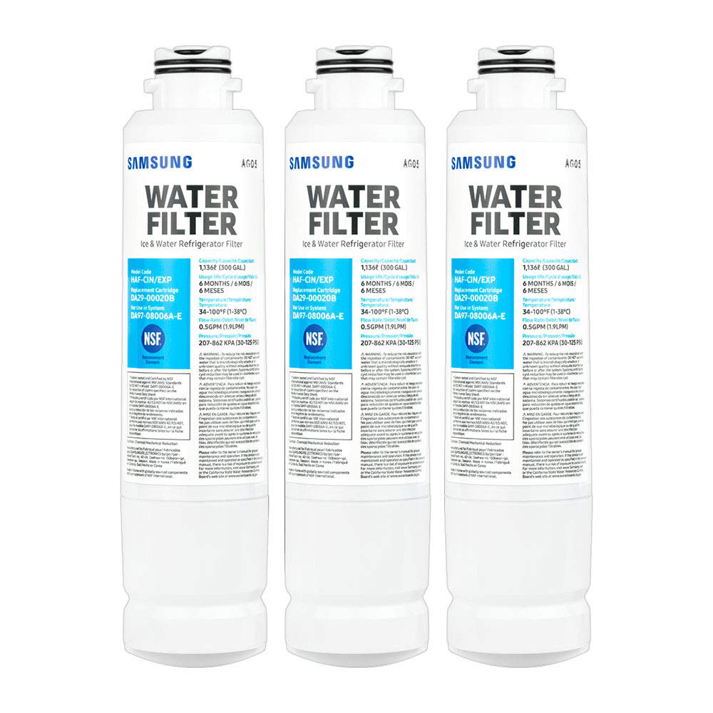 Samsung DA2900020B3PACK Refrigerator Water Filter 3 Pack
