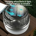thumbnail image 5 of QTOCIO Home Decor, Solar Portable Camping Tent Night Light, Camping Lantern With 6 Light Modes, Lamp For Outdoor Home And Car, Perfecr For Power Outages, Emergency, 5 of 5