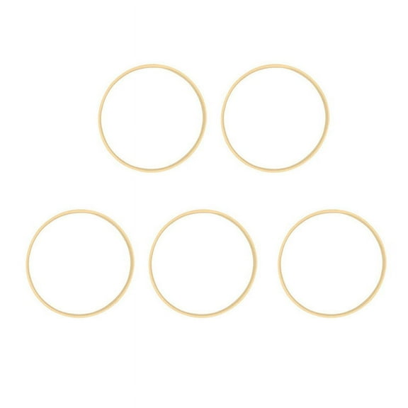 5X Dream Bamboo Rings,Wooden Circle Round Catcher DIY Hoop 15cm