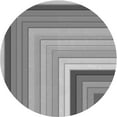 thumbnail image 1 of Ahgly Company Machine Washable Indoor Round Transitional Smokey Gray Area Rugs, 8' Round, 1 of 7