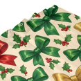thumbnail image 5 of Bathroom Partition Shower Curtain 72x72in Bathroom Special Waterproof Mildew Resistant High Temperature With 12 Iron Hooks Festive Holiday Ribbon Bow Pattern, 5 of 7