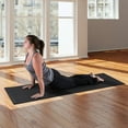thumbnail image 4 of Exercise Mat For Fitness, Pilates and Workout With Carrying Strap By Wakeman Fitness (Black), 4 of 6