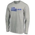 thumbnail image 2 of Men's Heathered Gray Los Angeles Rams #1 Dad Long Sleeve Team Logo T-Shirt, 2 of 3