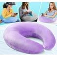 thumbnail image 4 of Gaming Pillow Arm Support Pillow for Bed & Sofa: Ergonomic U-Shaped Lap Pillow with Elbow Rest for Adults & Kids - Reduces Arm Pain & Fatigue During Gaming, Reading, Working & Crocheting, 4 of 15