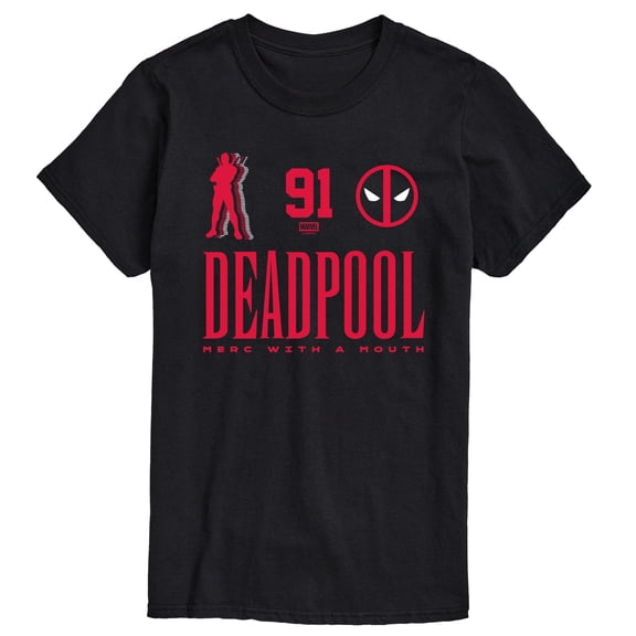 Deadpool - Deadpool Jersey - Men's Short Sleeve Graphic T-Shirt