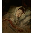 thumbnail image 2 of Witold Pruszkowski 12x14 Black Ornate Wood Framed Double Matted Museum Art Print Titled: Portrait of Anieka Splerted (1872-1878), 2 of 5