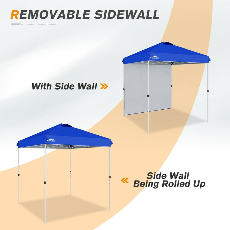 EAGLE PEAK 6.6 x 6.6 ft Easy Set Up Straight Leg Pop Up