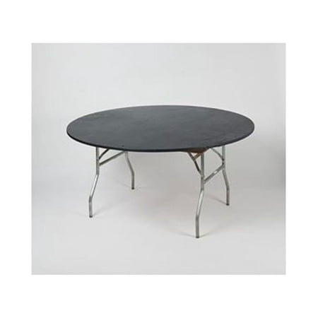

CintBllTer 60 Round Black Fitted Table Cover - Single