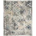 thumbnail image 5 of SAFAVIEH Madison Ognen Overdyed Geometric Area Rug, Ivory/Blue, 9' x 12', 5 of 7