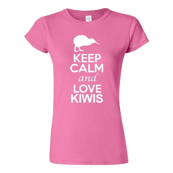 Junior Keep Calm And Love Kiwis Bird Animal Lover DT T-Shirt Tee