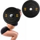 thumbnail image 2 of Par Discos Bumper Olímpicos 10lb C/u 2pz Centurfit Profesional Negro, 2 of 8