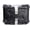 X Black, variant on QinaQin 55L Motorcycle Top Case, Universal Aluminum Rear Trunk, Lockable Waterproof Motorbike Tail Box with Reflective Strips,Flat Black