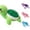 Green, variant on Sea Turtle Plush Hanging Ornament, Adorable Super Soft Stuffed Animal Pendant, Cute Turtle Charm For Bag, Keychain, Car, Home Decor & Gift