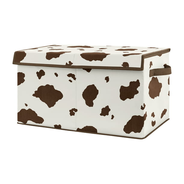 Wild West Cow Print Storage Fabric Toy Box by Sweet Jojo Designs ...