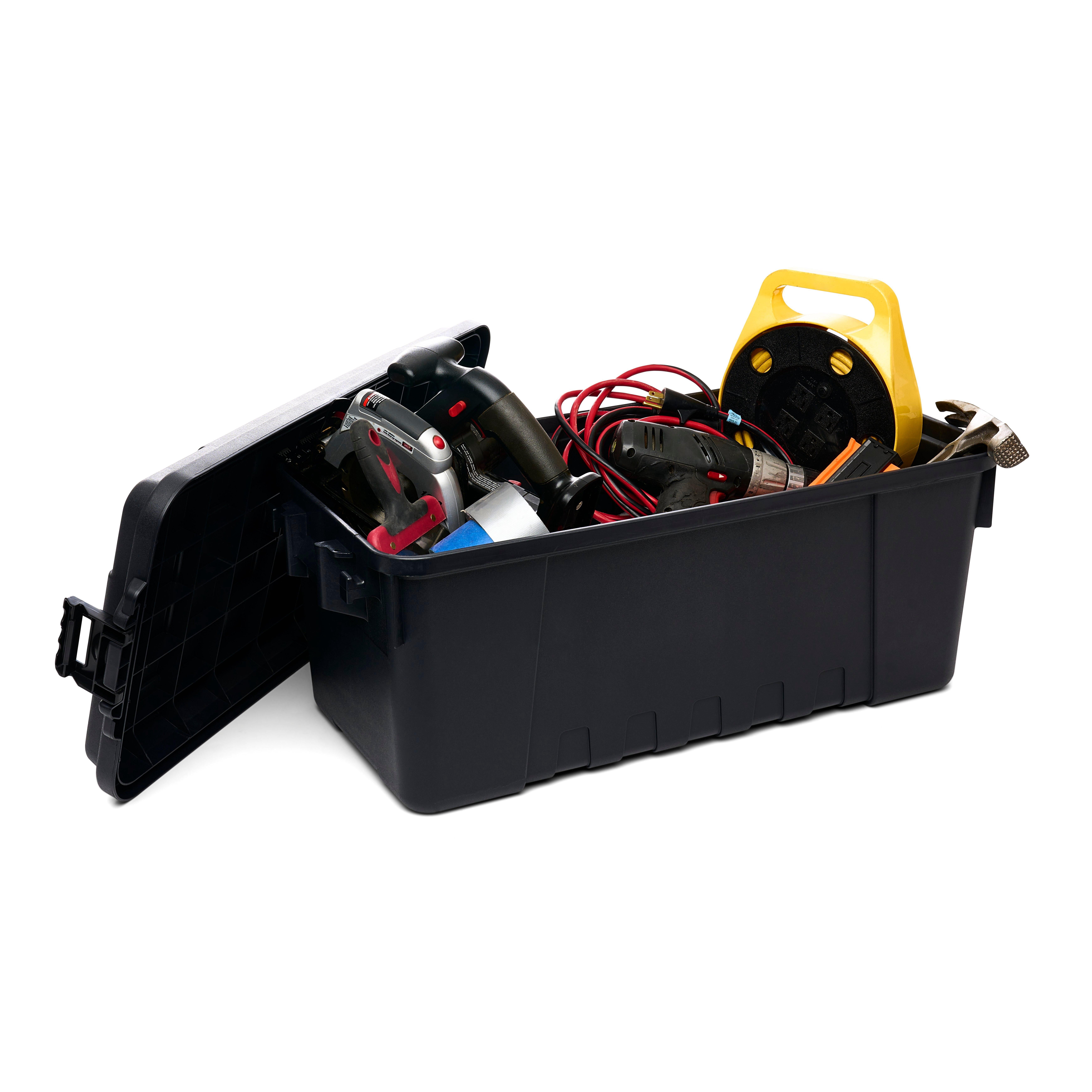 Plano Sportsman's Trunk 3 Pack, Black, 17-Gallon Lockable Storage Box