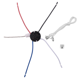 thumbnail image 3 of Interruptor de Ventilador de Techo ZE-208S 3 Velocidades Cuerda Plateada, 3 of 5