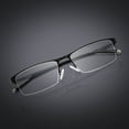 thumbnail image 5 of Bifocal Reading Glasses Men Business Sun Photochromic Lens Metal Half Frame Fashion Transition Readers, 5 of 7