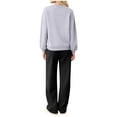 thumbnail image 2 of Cotton Sweatsuits Womens 2 Piece Casual Tracksuits Sweatshirt and Sweatpant Wide Leg Pant Sets Lounge Outfits (XL, Style #E), 2 of 4