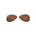 thumbnail image 3 of Walleva Brown Polarized Replacement Lenses for Ray-Ban Aviator RB3044 Small Metal 52mm Sunglasses, 3 of 6