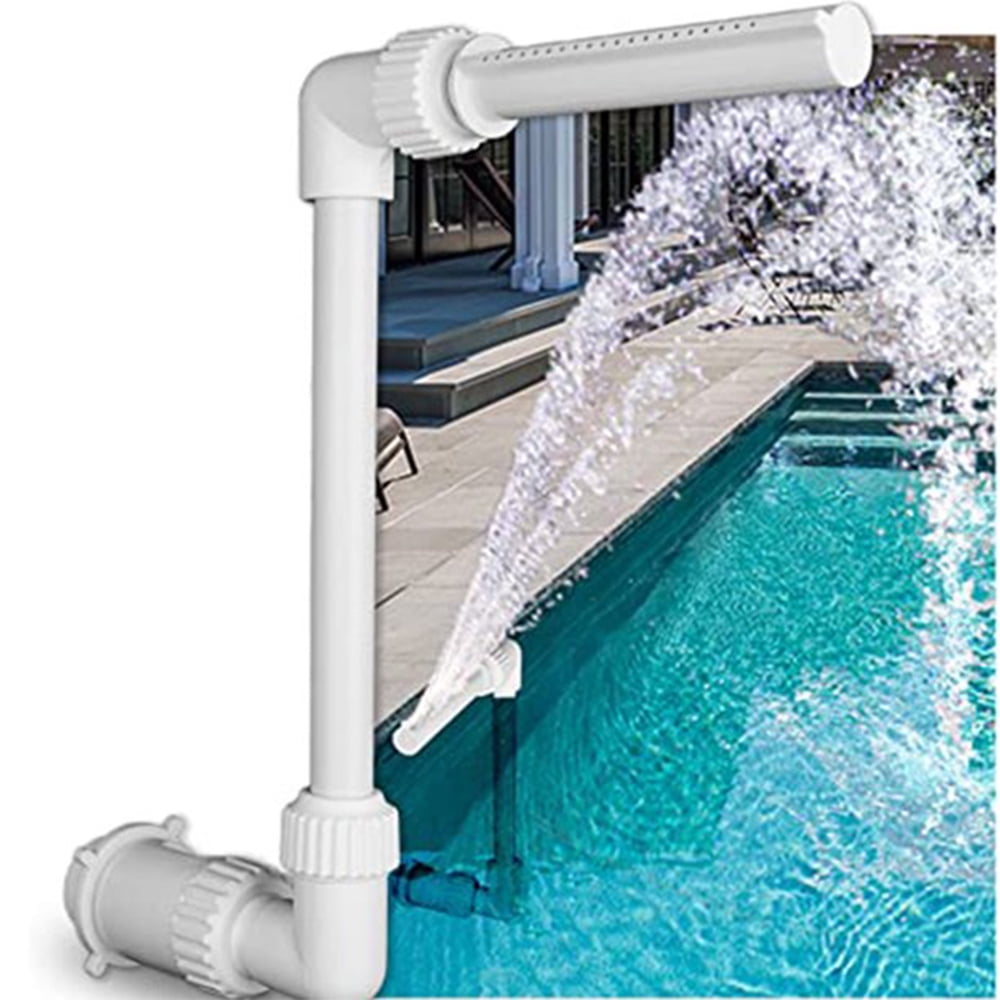 Pool Water Fountain with Green LED Light, Above Ground Pool Accessories
