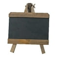 thumbnail image 1 of Pizarra de mesa, pizarra de madera, decoración de escritorio borrable, rústica, versátil, con menú para cafetería y oficina., 1 of 9