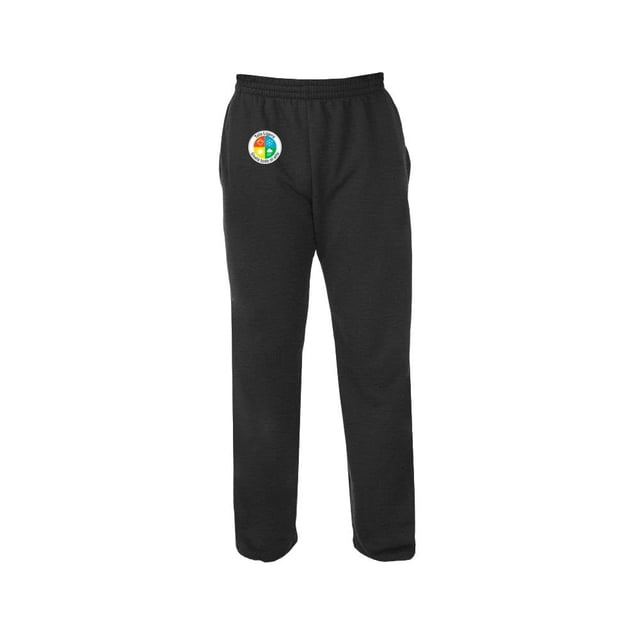 Pantalón Fruit Of The Loom Talla G French Terry Liso Negro
