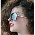 thumbnail image 5 of FEISEDY Classic Womens Elegant Polarized Sunglasses Ladies Wide Square Sunglasses Shades B2683, 5 of 15