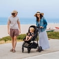 thumbnail image 3 of Mompush Wiz 2-in-1 Baby Stroller with Bassinet Mode, Reversible Seat and Large Canopy, Khaki, 22.3LB, Unisex, 3 of 10
