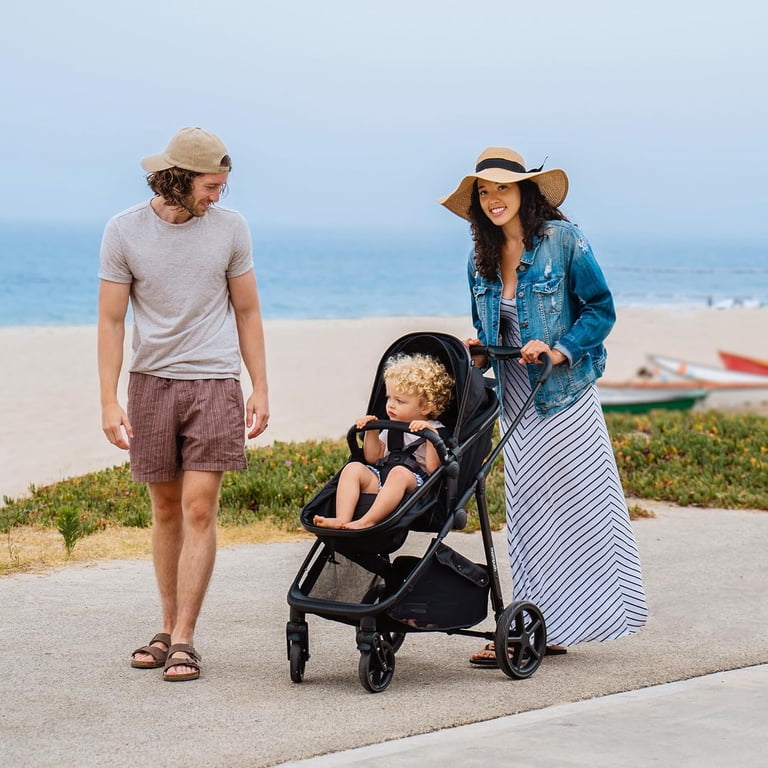 Mompush Wiz 2-in-1 Baby Stroller, Bassinet Mode, Reversible Seat