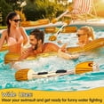 thumbnail image 2 of Inflatable Pool Floats 4Pcs Battle Log Rafts Floating Pool Toys  Inflatable Pool Games For 2 Players Kids Adults Family Pool Party Outdoor Summer Water Toys, 2 of 8