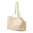 thumbnail image 1 of Transportín para perros, bolsa de paseo para mascotas versátil con orificio para la cabeza, lados suaves para perros pequeños y gatos, bolsa de malla L, 1 of 7