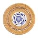 thumbnail image 1 of Mantel Individual tejido redondo de ratán, Boho, tapete de mesa rústico, tapete tejido para decoración del hogar, mesa de comedor, cena navideña al 13cm, 1 of 9