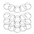 thumbnail image 2 of Hemoton 100 pcs Craft Kit Adjustable Round Blank Bases Metal Settings for Resin Making Supplies, 2 of 8