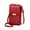 Red, variant on SHENGXINY Shoulder Bag Gift for Women Clearance Women Simply Fashion Bags, Mini Leather Mobile Phone Messenger Bags Mobile Phone Bag Shoulder Handbag Wallet with Credit Card Slots Red