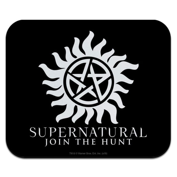 Supernatural Anti Possession Symbol Low Profile Thin Mouse Pad Mousepad