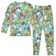 thumbnail image 2 of joogoo Summer Animals and Fruit Pajamas Set Long Sleeve Soft Cotton Sleepwear 2 Piece 18M, 2 of 7