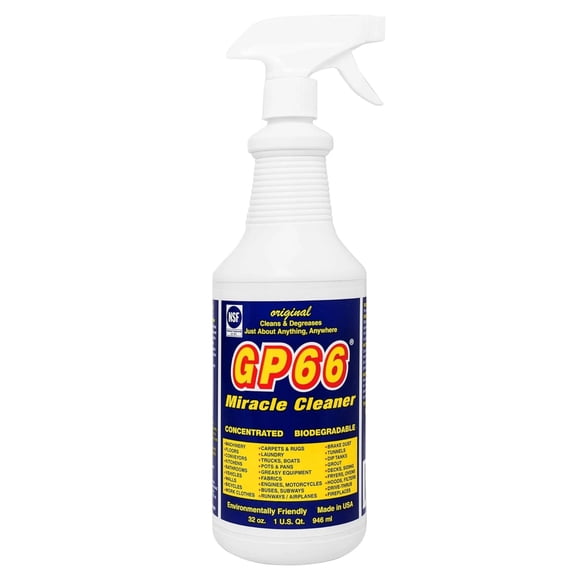 GP66 Green Miracle Cleaner Super Size (32 oz) â?? Powerful American Made All-Purpose Cleaner, Heavy Duty Concentrated Formula Cleans Kitchens, Bathr