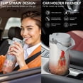 thumbnail image 6 of 1pc Funny Chicken 30oz Tumbler with Straw & Handle - Insulated Stainless Steel Cup | Holiday Gift for Man Women (Christmas, Valentine's, Birthday), 6 of 7