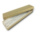 thumbnail image 6 of TheDisplayGuys 100-Pack #99 Cotton Filled Cardboard Paper Jewelry Box Gift Case - Gold Foil (Mix of 5 Sizes, 20pc each), 6 of 8