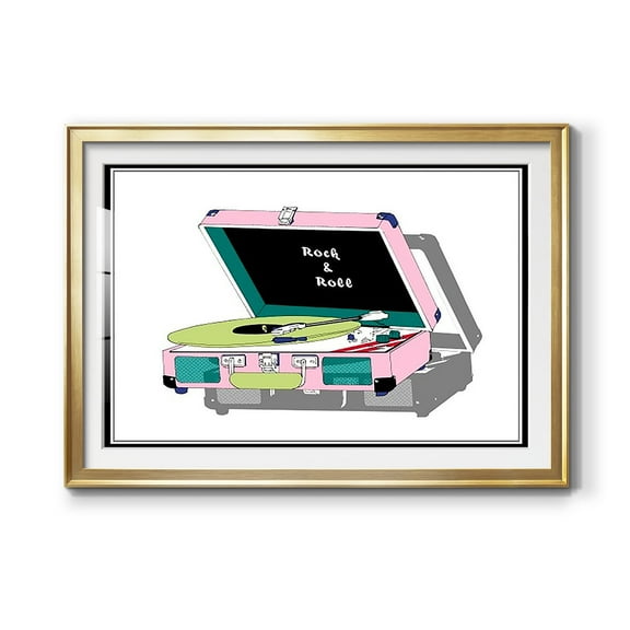 Record Shop I Premium Framed Print - Ready to Hang