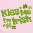 thumbnail image 2 of CafePress - Kiss Me I'm Irish Infant Bodysuit - Baby Light Bodysuit, Size Newborn - 24 Months, 2 of 4
