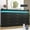 Black, variant on ChVans White Dresser with LED Light and Charging Station, Modern Wood Dresser with Wide Drawers and Metal Handles, 9 drawer dresser for Bedroom, Living Room, Entryway, Hallway