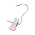 thumbnail image 3 of Xihbxyly Clips de Acero Inoxidable, Percha Compacta para Secar Ropa, Ganchos Multifuncionales de Alta Resistencia, Diseño Giratorio de 360°, Solución de Almacenamiento para Viajes y Campamentos, Esen, 3 of 7