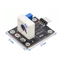 thumbnail image 3 of Sensor de Corriente Hall WCS1800 de 3-5 V, Ajustable, CC 100 A, 70 A, 35 A, Módulo de Protección Cortocircuitos y Sobrecorriente., 3 of 5