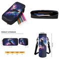 thumbnail image 6 of Yuyamidu Wolf Backpack and Lunch Box Starry Sky Bookbag and Lunch Box Boys Girls Bookbag Lunch Tote Pencil Case Water Bottle Bag Kids School Bags with Cooler Bags, 6 of 7