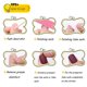 thumbnail image 4 of Uñas postizas ovaladas Prensa elegante en las uñas Pajarita 3d Uñas francesas postizas Uñas acrílicas redondas para mujeres y niñas,11 Feliz Sencillez, 4 of 4
