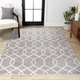 thumbnail image 5 of JONATHAN Y MOROCCAN HYPE 8 x 10 Area Rug, Asilah Ogee Fretwork - Dark Gray/Cream, MOH104A-8, 5 of 10