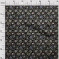 thumbnail image 3 of oneOone Viscose Jersey Black Fabric Asian Suzani Sewing Material Print Fabric By The Yard 60 Inch Wide, 3 of 5
