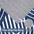 thumbnail image 4 of HOMERRY Area Rugs 9' x 12' for Living Room Washable Navy Blue Lines Print Rug Contemporary Abstract Soft Foldable Thin Floor Cover for Bedroom, 4 of 7